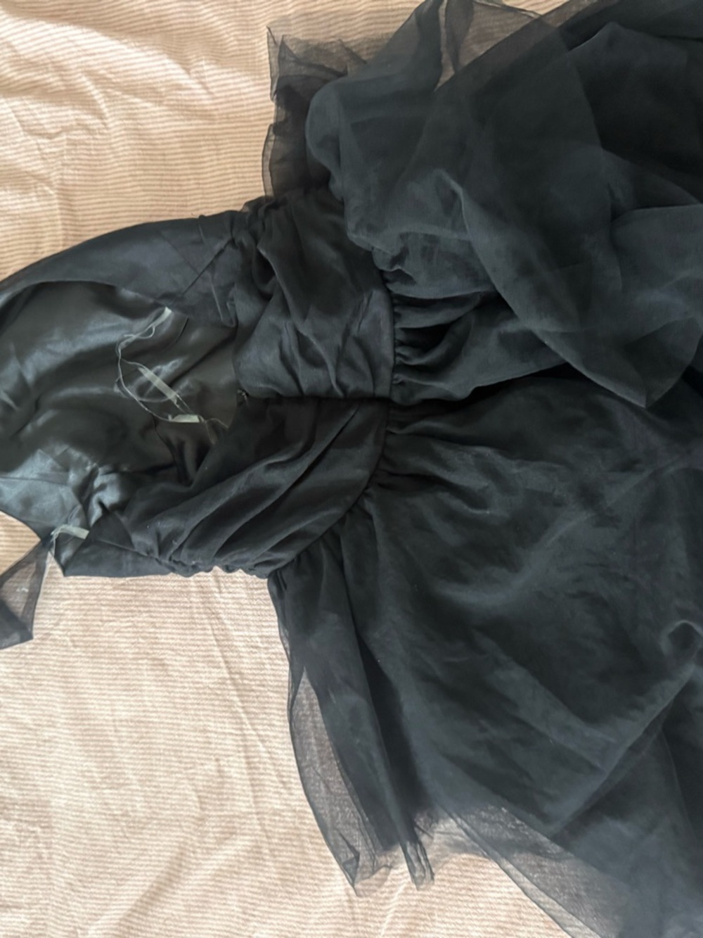 ANDREE BY UNIT Black Layered Tulle Party Dress - Picture 8 of 10